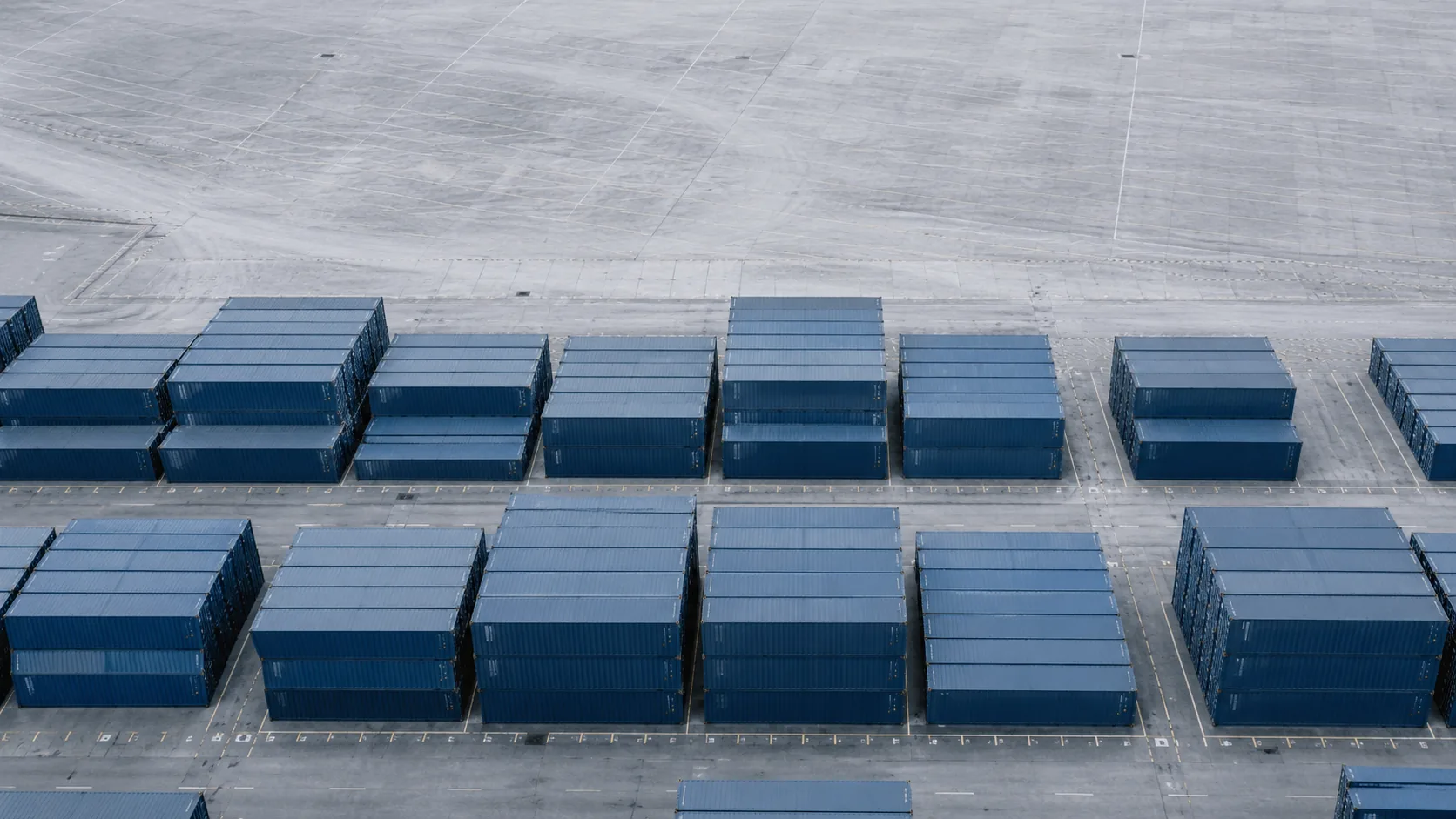 Container shipping yard